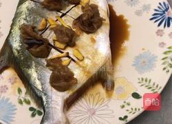 粤式－酸梅蒸金鲳鱼的做法图解3