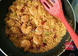 香酥面包屑炒虾仁的做法图解8