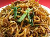 肉丝焖饼