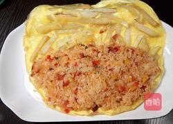 薯条蛋包饭（薯条蛋包培根炒饭）的做法图解10