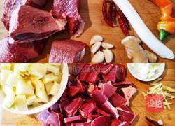 土豆炖牛肉的做法图解1