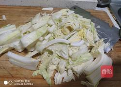 醋溜白菜的做法图解1