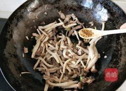 蟹味菇炒肉的做法图解14