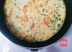 虾肉韭菜煎饼的做法图解7