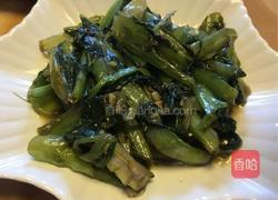 豆豉炒苦麦的做法图解6