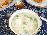 青菜鸡蛋粥
