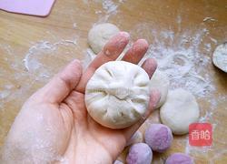 紫薯开花馒头的做法图解12