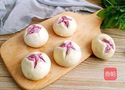 紫薯开花馒头的做法图解15