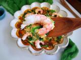 菠菜虾仁蒸蛋