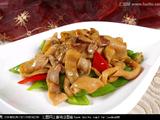 青椒炒鹅肠