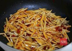 红油杏鲍菇炒面的做法图解3