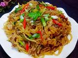 酱香酸菜肉丝粉