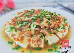 肉末蒸豆腐的做法图解9