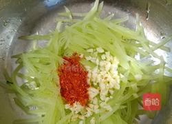 莴笋辣拌苦苣的做法图解4