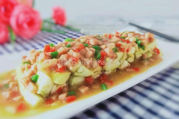 午餐肉蒸茄子的做法 菜谱 香哈网