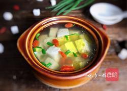 艾叶豆腐汤的做法图解11