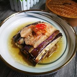 蒸菜 虾酱茄子蒸五花腩的做法 菜谱 香哈网