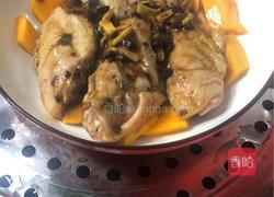 豉汁鸡翅蒸南瓜的做法图解8