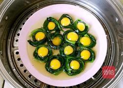 菠菜酿鹌鹑蛋的做法图解4