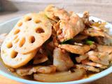 肉炒藕片