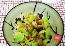 十分钟之速食 青笋炒香肠的做法图解6