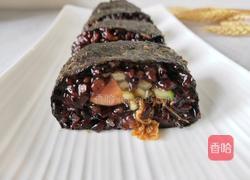 黑米寿司的做法图解7