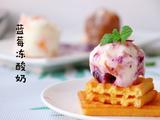 蓝莓冻酸奶