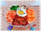 韩式辣白菜拌饭
