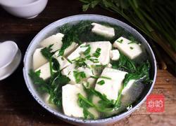 野芹菜叶豆腐汤的做法图解14