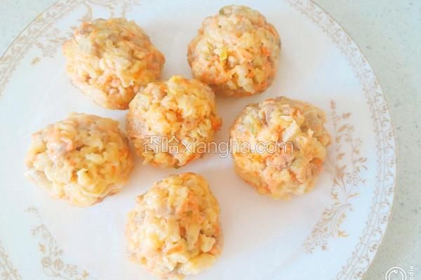 杂蔬牛肉小丸子宝宝辅食营养食谱菜谱的做法 菜谱 香哈网