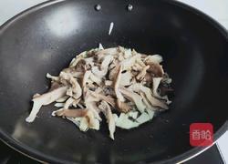 鲜蘑炒油菜的做法图解6