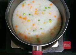 鲜虾豌豆粥 (宝宝辅食）的做法图解10
