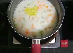 鲜虾豌豆粥 (宝宝辅食）的做法图解12