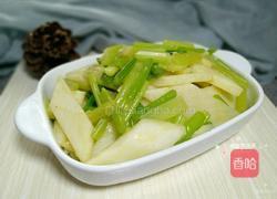 西芹炒山药的做法图解14