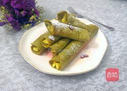 （无油）抹茶苹果卷的做法图解15