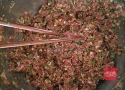 西芹豆芽菜牛肉饺子的做法图解5