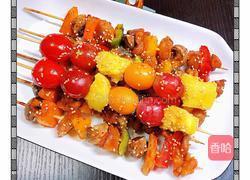 串烧鸡肉果蔬的做法图解18
