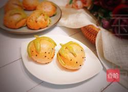 蔬果汁草莓馒头的做法图解18