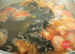 木耳豆腐番茄牛骨汤的做法图解9