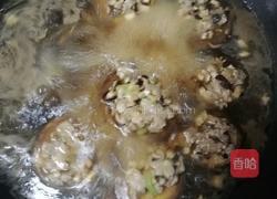 蘑菇塞肉的做法图解12