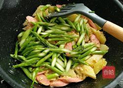 咸蛋芦笋火腿焗土豆的做法图解12