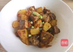 土豆烧排骨的做法图解6