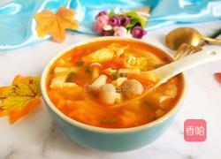 夏日轻食茄汁菌菇豆腐汤的做法图解19