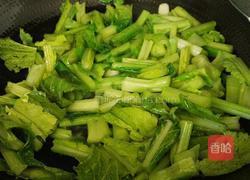 素炒春菜的做法图解9