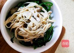 杏鲍菇拌菠菜的做法图解14