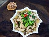 香菇炒油菜