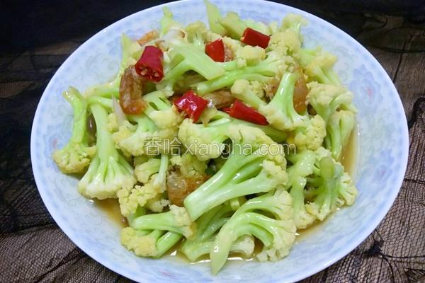 菜花炒干虾仁的做法 菜谱 香哈网 菜花炒干虾仁的做法 菜谱 香哈网