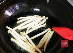 白玉菇炒青菜的做法图解6