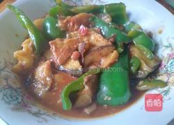 黄焖青椒茄子的做法图解3