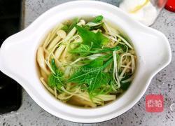 菌汤龙须菜的做法图解14